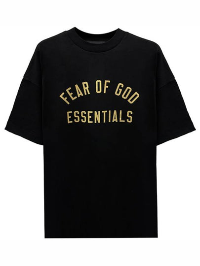 Jersey Crew Neck Short Sleeve T-Shirt Black - FEAR OF GOD - BALAAN 2