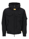 Men's Gobi Spring Hooded ZipUp Black - PARAJUMPERS - BALAAN 2