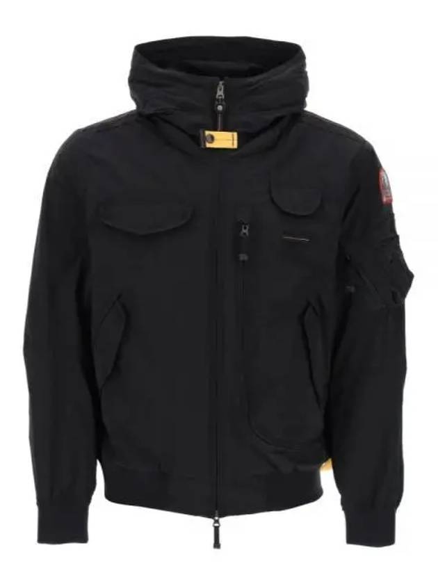 Men's Gobi Spring Hooded ZipUp Black - PARAJUMPERS - BALAAN 2