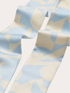 Logo Print Mini Silk Scarf Beige Blue - SALVATORE FERRAGAMO - BALAAN 3