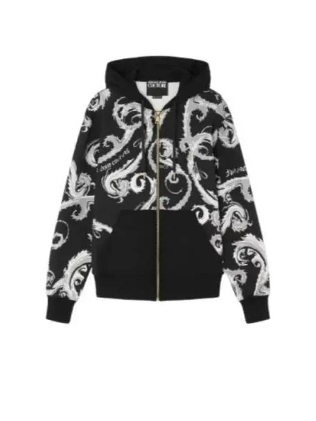 Chromo Couture Regular Fit Zip Hoodie 77GAI3Z1 FS161 G89 - VERSACE - BALAAN 1