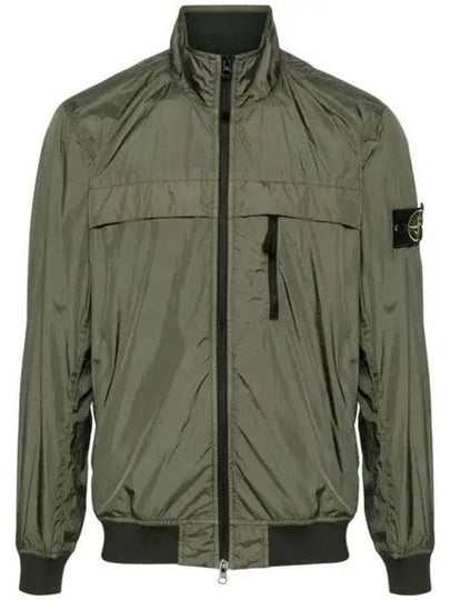 Compass Badge Pleated Windbreaker Khaki - STONE ISLAND - BALAAN 2