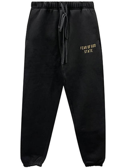 Essential Fleece Track Pants Black - FEAR OF GOD - BALAAN 2