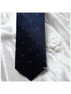 Tie CC logo silk men s navy AAA053 - CHANEL - BALAAN 2