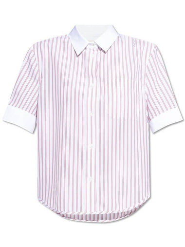 Marni Striped Shirt, Women's, Pink - MARNI - BALAAN 1