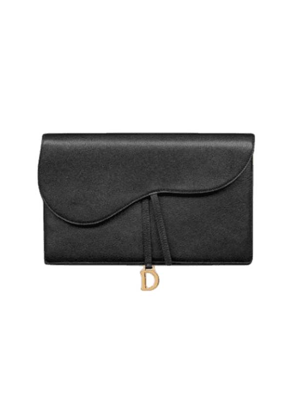 Saddle Pouch Bag Black - DIOR - BALAAN 1