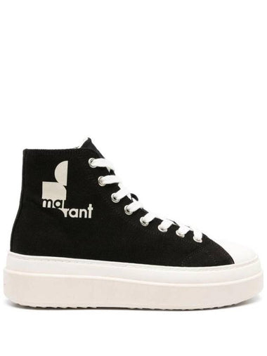 Austen High Top Sneaker Black - ISABEL MARANT - BALAAN 1