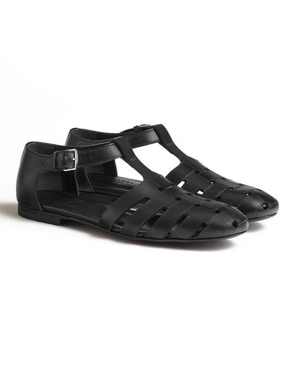 Indigo Sandals Black - HERMES - BALAAN 2