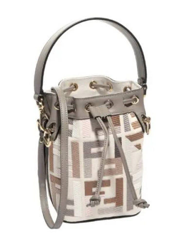 Montresor mini canvas bucket bag - FENDI - BALAAN 1