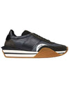 Men's James Low Top Sneakers Black - TOM FORD - BALAAN 2