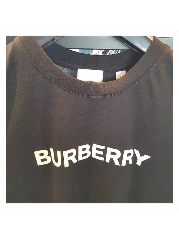 logo short sleeve t-shirt black - BURBERRY - BALAAN 3