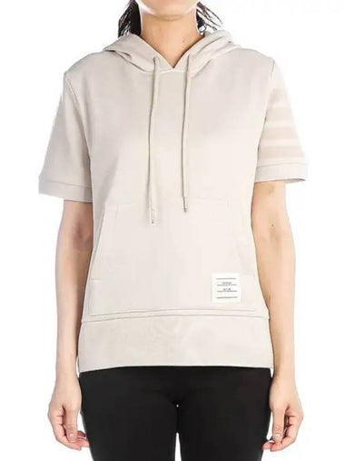 Women s hooded short sleeved t shirt 271773 - THOM BROWNE - BALAAN 1