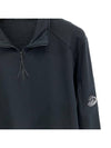 Lens Wappen Half Zip Up Freeze Sweatshirt Black 12CMSS035A - CP COMPANY - BALAAN 4