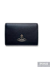 ORB Logo Half Wallet Black - VIVIENNE WESTWOOD - BALAAN 2