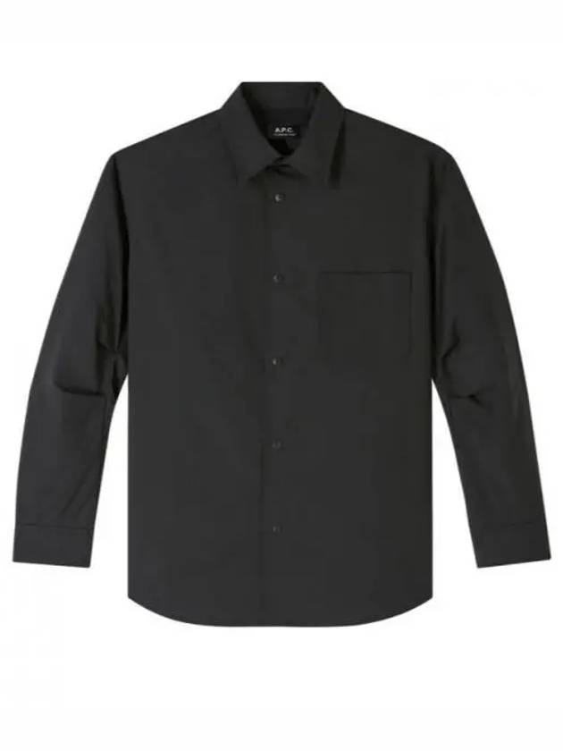 Taku Oversized Shirt Jacket Black - A.P.C. - BALAAN 2