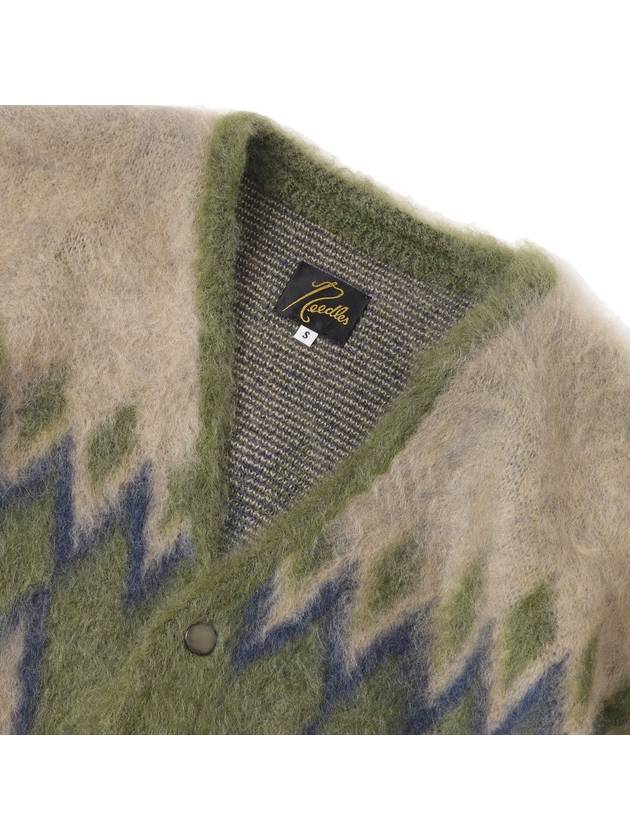 mohair cardigan diamond - NEEDLES - BALAAN 5