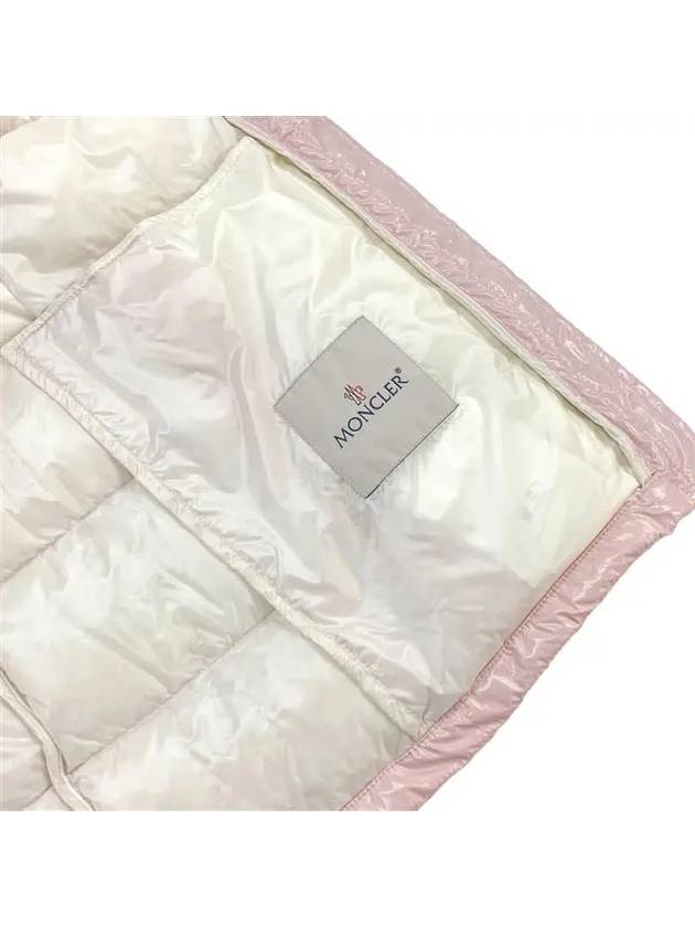 Alcibia Logo Patch Padded Vest Pink - MONCLER - BALAAN 4