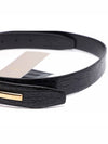 Men's T Logo Crocodile Belt - TOM FORD - BALAAN 5