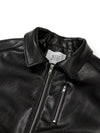 Overfit Aircraft Vegan Leather Padded Bomber BLACK - WEST GRAND BOULEVARD - BALAAN 4