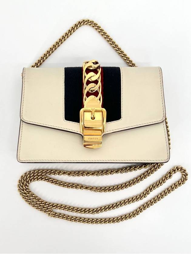 Sylvie mini chain cross bag 431666 - GUCCI - BALAAN 4