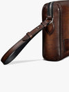 Rosewood Scritto Leather Pouch ROSEWOOD_NEO JOUR V2 - BERLUTI - BALAAN 6