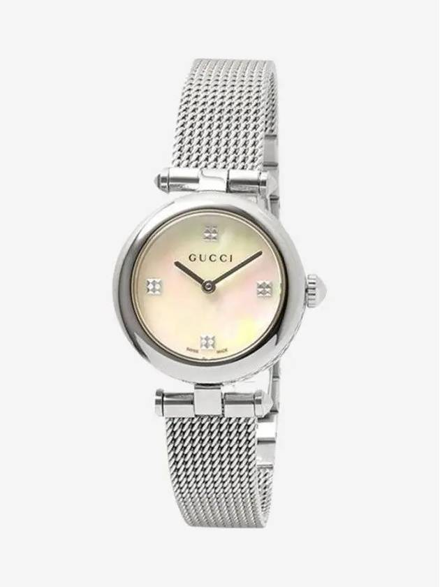 Women's Diamantissima Metal Watch Silver - GUCCI - BALAAN 3