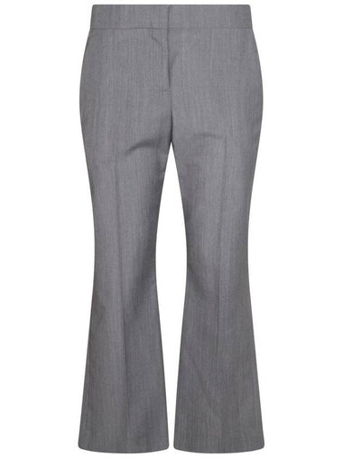 Alexander McQueen Grey Wool Pants - ALEXANDER MCQUEEN - BALAAN 1