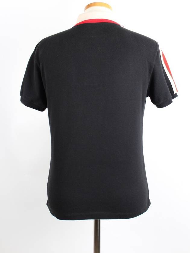 Striped Cotton Polo S - GUCCI - BALAAN 4