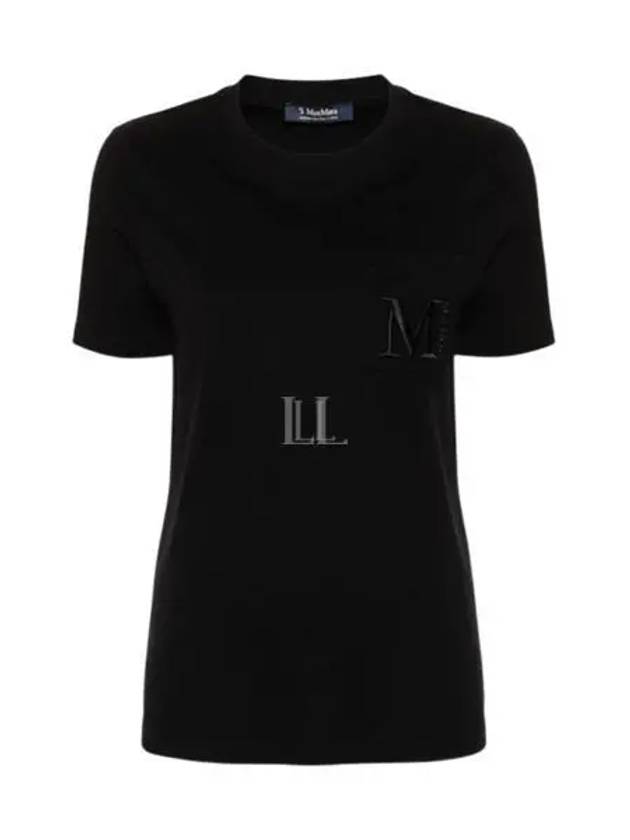 Madera Short Sleeve T-Shirt Black - S MAX MARA - BALAAN 2