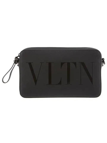 VLTN Logo Cross Bag Black - VALENTINO - BALAAN 1