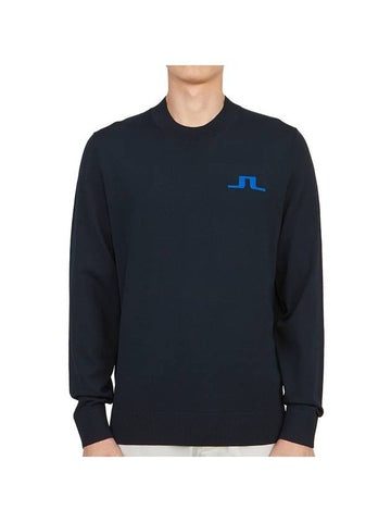 Golf Gus Crew Neck Knit Top JL Navy - J.LINDEBERG - BALAAN 1