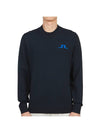 Golf Gus Crew Neck Knit Top JL Navy - J.LINDEBERG - BALAAN 2