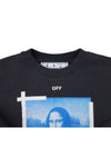 Men's Mona Lisa Slim Fit Sweatshirt Black - OFF WHITE - BALAAN 5