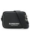 Logo Print Nylon Crossbody Bag Black - BURBERRY - BALAAN 3