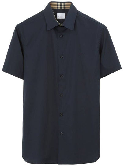 Organic Cotton Polo Shirt Black - BURBERRY - BALAAN 2