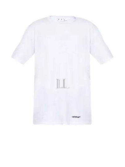 Scrubble Diag Slim Short Sleeve T-Shirt White - OFF WHITE - BALAAN 2