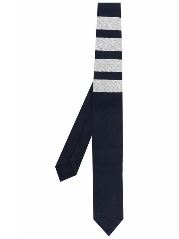 diagonal engineer tie navy - THOM BROWNE - BALAAN.