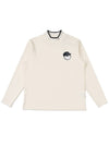 High neck bucket long sleeve t shirt IVORY MAN - MALBON GOLF - BALAAN 1