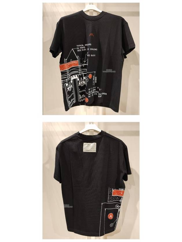 20SS ACWMTS003WHL BK Printing Logo Short Sleeve T-Shirt Black Men's T-Shirt TFN - A-COLD-WALL - BALAAN 4