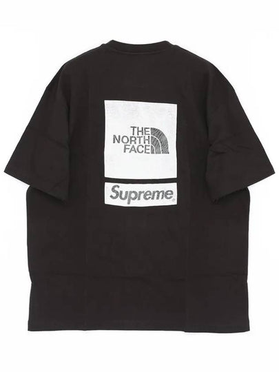 The North Face Collaboration Top Short Sleeve Men s T Shirt SS24KN1 BLACK - SUPREME - BALAAN 2