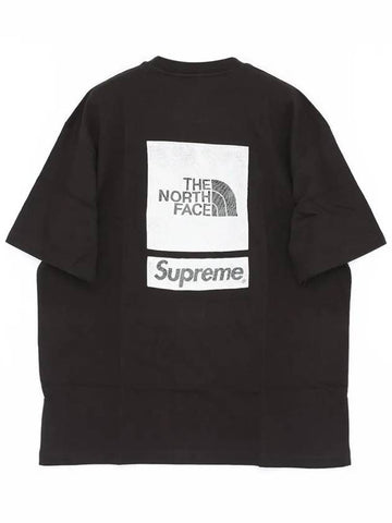 The North Face Collaboration Top Short Sleeve Men s T Shirt SS24KN1 BLACK - SUPREME - BALAAN 1