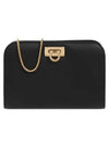 Diana Small Clutch Bag Black - SALVATORE FERRAGAMO - BALAAN 2