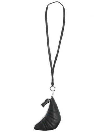 Croissant Coin Perth Necklace Black 271034 - LEMAIRE - BALAAN 1