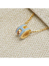 PopAche Necklace Gold Blue Mini Full Set - HERMES - BALAAN 4