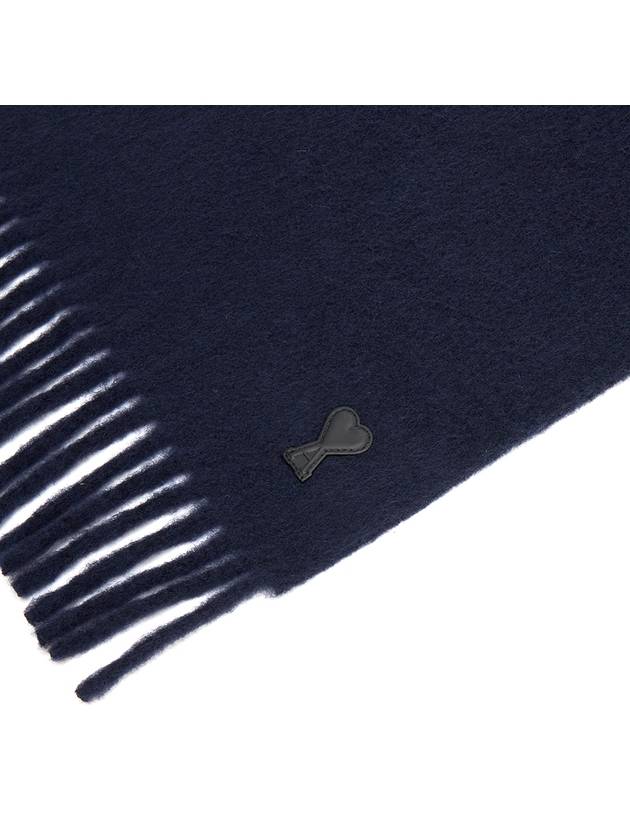 Muffler Scarf USF421AW0059 4011 NAVY BLUE - AMI - BALAAN 6