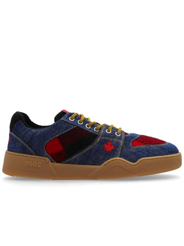 Dsquared2 Sneakers 'Spiker', Men's, Navy Blue - DSQUARED2 - BALAAN 1