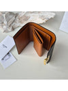 Triomphe Canvas Small Half Wallet Tan - CELINE - BALAAN 4