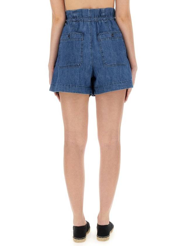 Short Pants SH0095FA B1H04E30BU Blue - ISABEL MARANT ETOILE - BALAAN 4