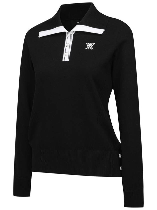 Official WOMEN SP COLLAR POINT SWEATER BK - ANEWGOLF - BALAAN 3