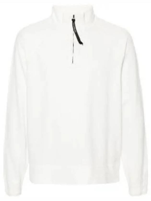 Light Fleece Sweatshirt White - CP COMPANY - BALAAN 2